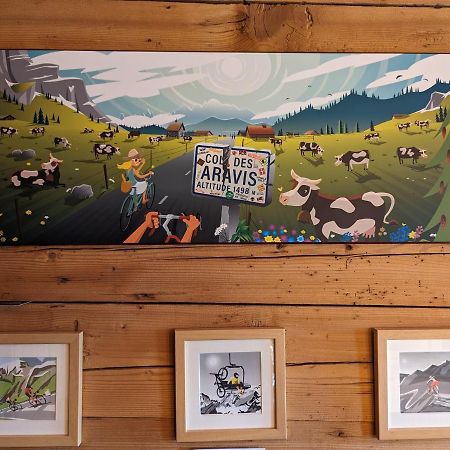 Bas De Chalet Au Coeur Des Aravis, Entre Lac Et Montagne Сен-Жан-де-Сикст Экстерьер фото